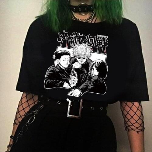 Jujutsu Kaisen Anime T Shirt Men Fashion Yuji Itadori T-shirt Graphic Japanese Anime Tshirt Harajuku Tops