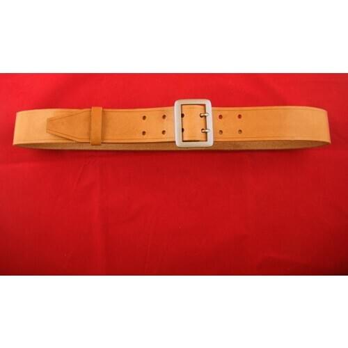 WWII WW2 GERMAN VINTAGE ARMY OFFICER DOUBLE CLAW BELT BROWN