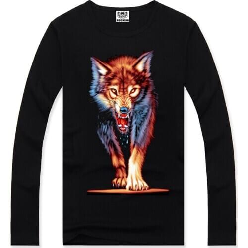 New Fashion Mens Food Printed T Shirt Men Slim T Shirts Long Sleeve 3D Creative T-Shirt anime CX-05