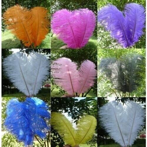 Wholesale!200pcs/lot 14-16inch PURE OSTRICH FEATHERS wedding center pieces freeshipping