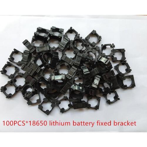 Practical-100 Pcs 18650 Lithium Cell Battery Holder Bracket for DIY Battery Pack