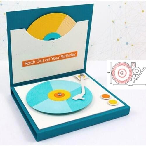 Craft dies metal cutting dies cut die Film Camera phonograph record Scrapbooking die paper knife mould blade punch stencils dies