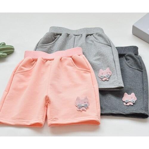 Girls' shorts childrens summer pants thin baby childrens summer casual sports girls shorts