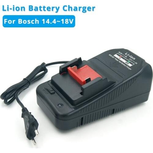 Replacement Charger for Bosch 14.4V 18V AL1860CV AL1814CV 1018K Li-ion Battery BAT607 BAT609 BAT618 2 607 336 092