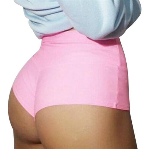 Women Casual Shorts Fashion High Waist Lady Bodycon Shorts Summer Mini Sexy Shorts Solid Color Women Clothing 2021 New
