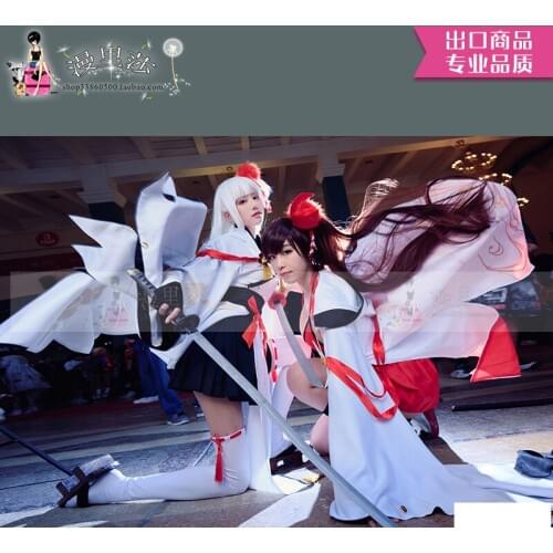 Hot Sale Azur Lane Shoukaku Cosplay Costume Full Set Halloween Outfit