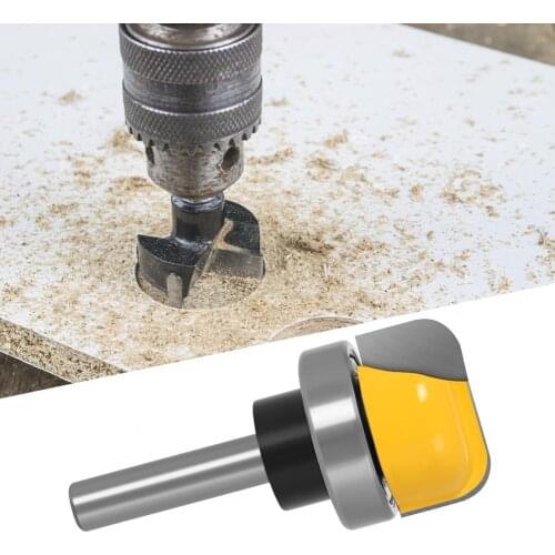 1/4inch/6mm/8mm Shank Milling Cutter Round Nose Sharp Cutting Edge Hard Alloy Bowl Tray Router Bit for Woodworking Tool Parts