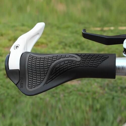 1 Pair Cycling Mountain MTB Bike Bicycle Ergonomic Handlebar Cover Handle Grip Comfy Bike Handlebar Anti-slip Shockproof