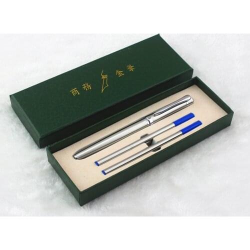 1Pcs HIGH QUALITY 0.5mm Metal ball pen luxury sign pens Roller gel pen Stationery Office school supplies Business pen