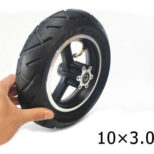 10 Inches 10x3.0 10x3.0-6 Cycling Scooters Scooter Parts Accessories Thickened Widened Tires Tubeless Tire Full Wheel