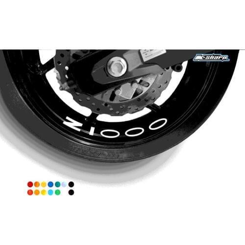 8 X CUSTOM INNER RIM DECALS WHEEL Reflective STICKERS STRIPES FIT KAWASAKI Z 1000