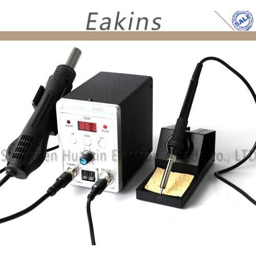 8586 SMD Adjustable Soldering Station Rework ESD Hot Air Gun Electric Soldering Iron For Phone BGA PCB IC Welding Repair Tools