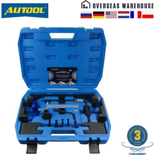 AUTOOL Engine Timing Camshaft Flywheel Alignment Tool Set Compatible for BMW Mini B38 A15 A12 B48 A20 B58