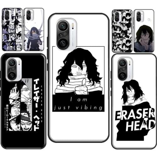 Eraser head Shota aizawa My Hero Academia For POCO F3 M3 POCO X3 Pro Case For Xiaomi Mi 11 Lite Note 10 Mi 9T 10T Pro Back Cover