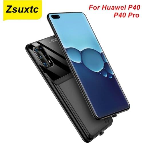 10000 Mah For Huawei P40 Battery Charger Case P40 Pro Smart Phone Cover Power Bank For Huawei P40 Pro Power Case