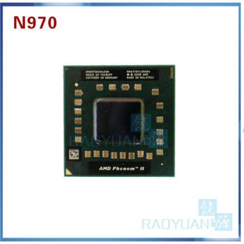 AMD Phenom II Quad-Core Mobile N970 2.2 GHz Quad-Core Quad-Thread CPU Processor HMN970DCR42GM Socket S1