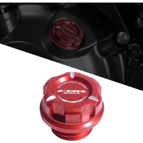 For Honda CBR500R 2013-2021 Motorcycle Engine Oil Cap Bolt Screw Filler Cover