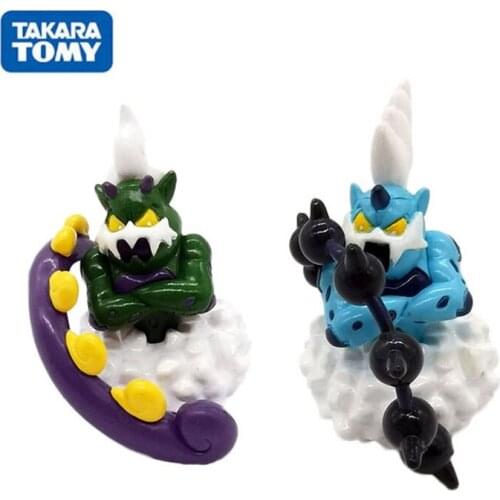 Takara Tomy Anime Figure Thundurus Tornadus Pokemones Action Figuras Toys Collection Dolls Gifts for Children