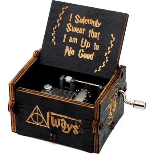 Hot Wooden Hand Crank Queen Music Box Bohemian Rhapsody You are my sunshine Sailor MoonTheme To Christmas Special New Year Gift