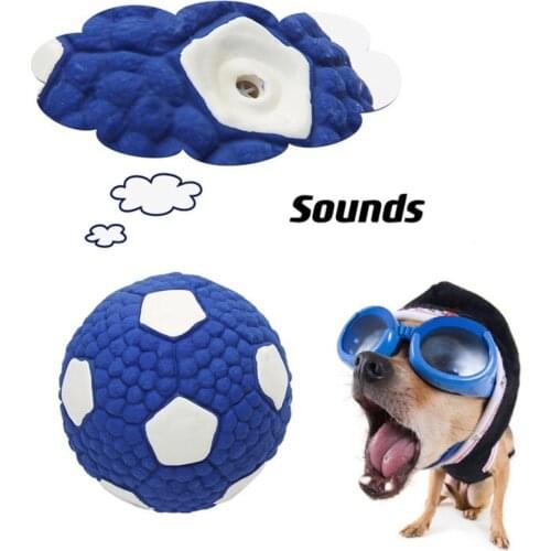 High-quality Big Dog Medium-size Toy SoundS Squeaky Ball Dog Play Funny Toy Cooling Pet Accessories Non-toxic Training Durable