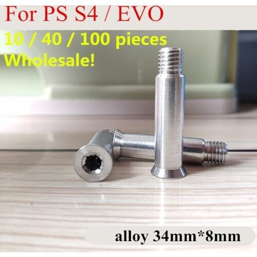 10 40 100 pieces aluminium alloy skating bolts for Powerslide S4 EVO inline skates axle 34mm*8mm super light weight bolt