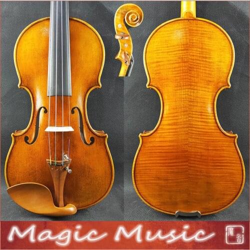 Master Level! Copy of Rogerius Bon Nicolai Amati Master Violin 4/4, Russian Spruce & Handmade Oil Varnish