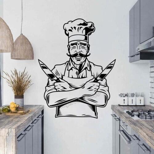 Kitchen Wall decal Cook room The heart of home Kitchen Decor Vinyl Cooking Kitchener Cuisine Wall Sticker Kitchen Decor B305
