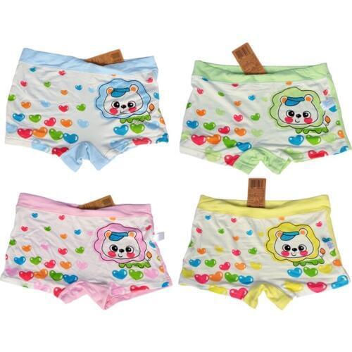 4 Pieces / Pack Girl Underwear Baby Underwear Kids Panties Childs For Shorts For Nurseries Childrens Briefs
