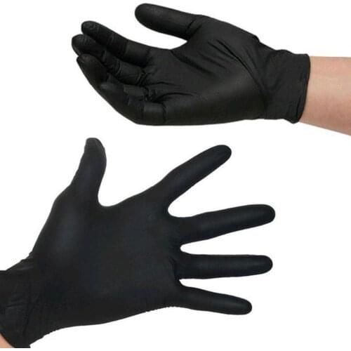 10pcs Disposable Gloves Food Grade Nitrile Vinyl Synthetic Labor Work Glove For Kitcthen Factory Laboratory Car Repair S-XL