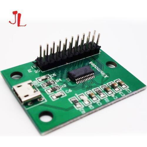 Latest sale DIY Arcade Game Controller Kit XM-08 for PC PS3 Raspberry Pi, Including Zero Delay USB Encoder Board