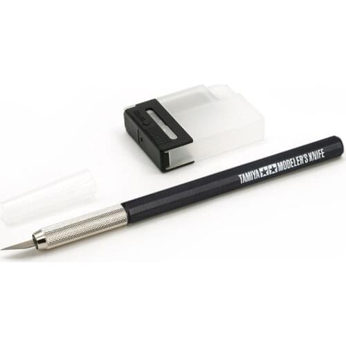 Tamiya 74040 Modelers Knife with 25pcs Blades Kit Craft Model Tools NIB Cutter