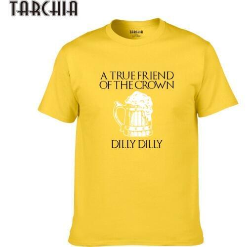 TARCHIA 2021 Fashion Brand Shirt T Shirt T Homme Cotton T-Shirts Top Tee Boy Short Sleeve Summer Male Plus Men Tee New Dilly