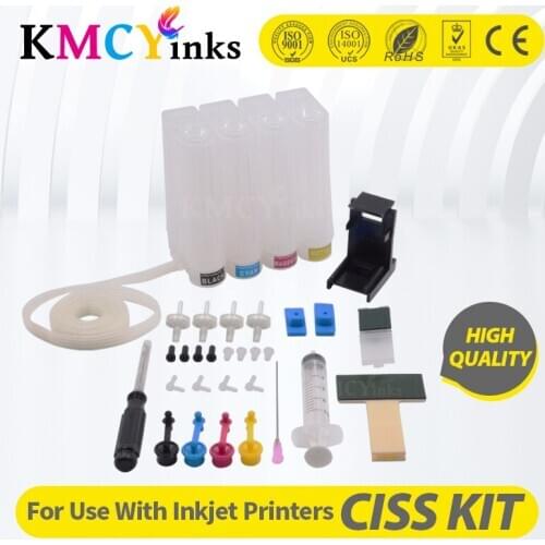 KMCYinks 4C universal CISS for Canon , DIY CISS for HP with drill and Suction tool and all accessories