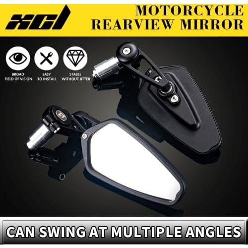 High Quality Convex Mirror Motorcycle Universal Rear View Mirror Siding Handle For Kawasaki Z900 Honda Yamaha