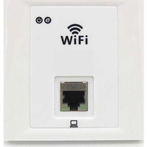 WPL6035 300Mbps in Wall AP Access Point Wireless WiFi Extender for hotel etc, Support Access Controller Management, Support RJ45