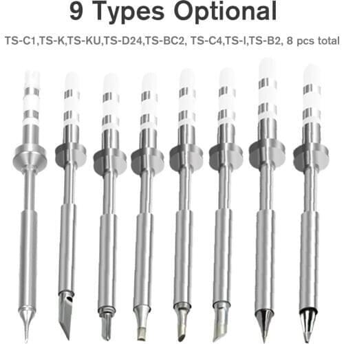Replacement Soldering Iron Tips for SQ-001 SQ-D60 Soldering Iron(TS-C1)