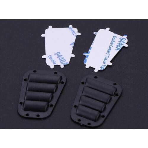 2pcs TRX4 Black Plastic Intake Grille Cover for 1:10 RC Crawler Traxxas TRX-4 Refit Climbing Car Accessories Body Decoration