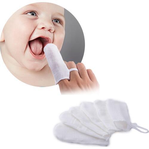 6 PCS/Lot Baby Finger Toothbrush Cotton Yarn Baby Toothbrush Children Teeth Clear Tandenborstel Infant Tooth Brush Yarn Cleaning