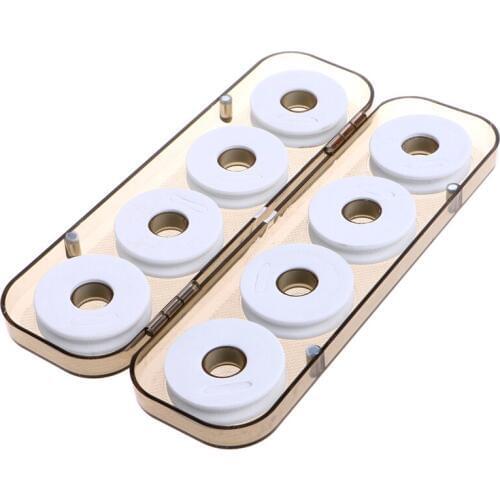 8/16Pcs Foam Winding Board Fishing Line Wire Shaft Bobbin Spools Tackle Box Gift