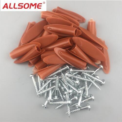 ALLSOME 200pc Pocket Hole Screws Plugs Kit For Woodworking Doweling Joinery Screw Clamping Jig System Wood work Drilling Tools
