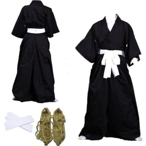 Anime cosplay Bleach Die Pa Black kimono Cosplay Costume Halloween costume