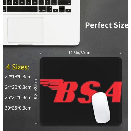 Bsa Motorcycles Logo 2 Mouse Pad DIY Print Motorcycle Norton Retro Chopper Classic Motorbike Matchless
