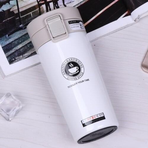 380ML Travel Coffee Tumbler Stainless Steel Milk Tea Mug Insulated Travel Thermos Water Bottle Tumbler 1Pcs Vacuum Thermocup
