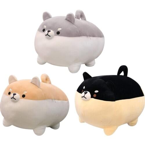 New 40/50cm Cute Shiba Inu Dog Plush Toy Stuffed Soft Animal Corgi Chai Pillow Christmas Gift for Kids Kawaii Valentine Present
