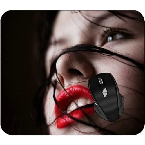 Mousepads Female Lips Girl Sad Mouse Mat