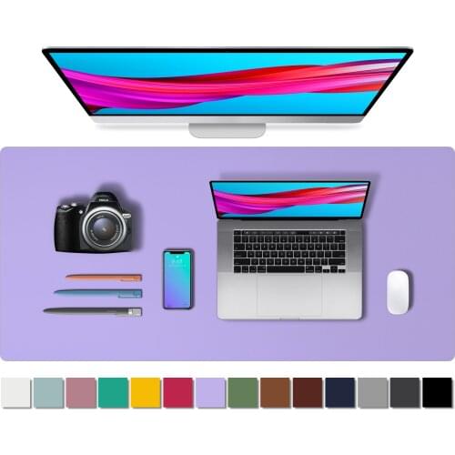 Pu Leather Desk Pad Mat Gaming Mouse Mat Large Computer Table Mat Keyboard Mat Gamer Mousepad For Office Home