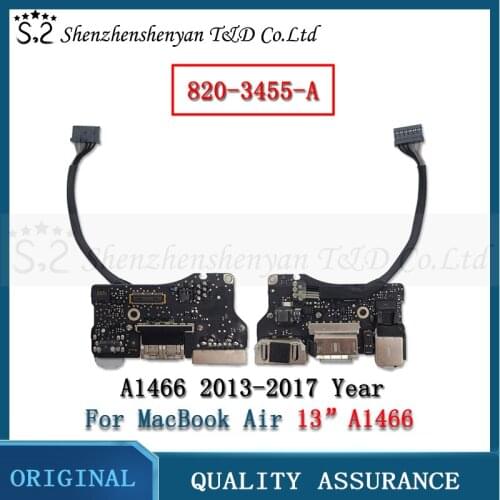 Original I / O USB Power Audio Card with Cable for MacBook Air 13 "A1466 2013-2017 820-3455-A 821-1722-A 923-0439