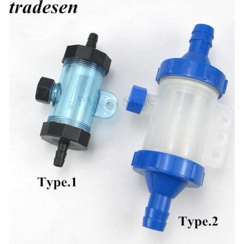 1Pcs Piston Pump Hose Pipe Filter Water Filter Irrigation Sprayer Absorbent Filters Aquarium Transparent Strainer