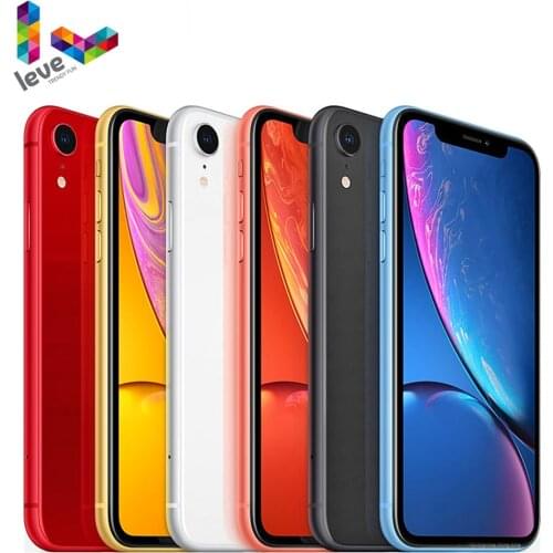 Unlocked Used Apple iPhone XR Mobile Phone 6.1" A12 3GB RAM 64GB/128GB/256GB ROM Hexa Core 12MP 4G LTE Original iOS Cellphone