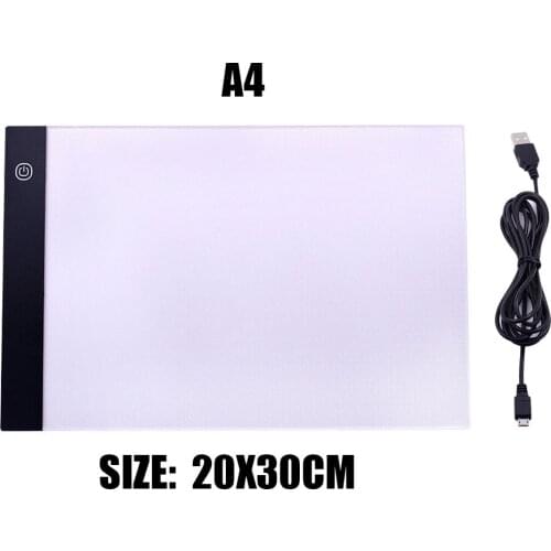 A3/A4/A5 LED Light Pad Diamond Painting Tool Dimmable Ultra Thin Tablet Pad Daimond Embroidery Cross Stitch Needlework Mosaic